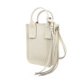 "Amelie" bag genuine leather, Ivory color