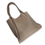 Сумка шоппер "ДОЛЬЧЕ" натуральная кожа флотарь, бежевый цвет