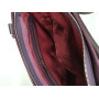 "Freska" bag genuine leather, color purple