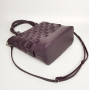 "Freska" bag genuine leather, color purple