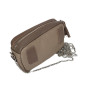 "Mia" bag 3in1 genuine leather, cappuccino color