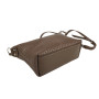 "Lilu" bag genuine leather, cappuccino color