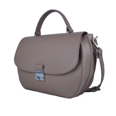 Сумка "Луна" натуральна шкіра, колір капучино