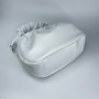"Rumba" bag genuine leather, white color
