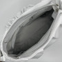 "Rumba" bag genuine leather, white color
